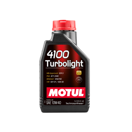 MOTUL 4100 TURBOLIGHT 10W40 Envase Individual 1 L