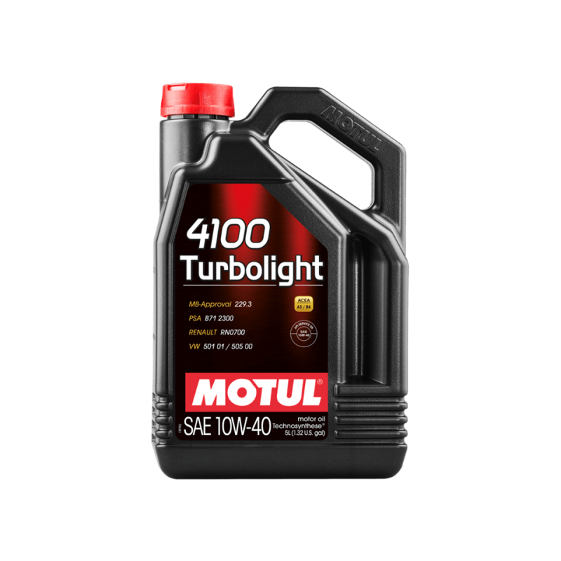 MOTUL 4100 TURBOLIGHT 10W40 Envase Individual 5 L